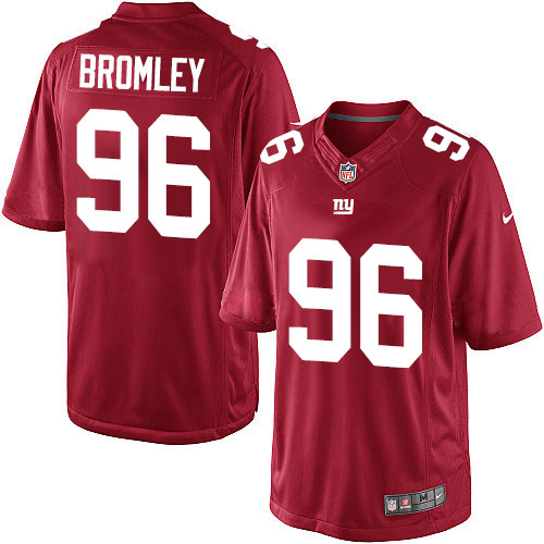 Youth Elite Jay Bromley Nike Jersey Red Alternate - #96 NFL New York Giants